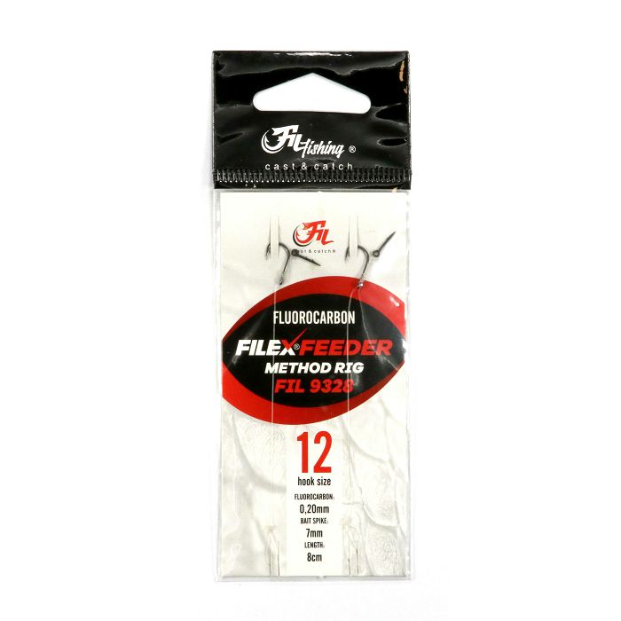 TRNKI METHOD RIG FILEX FLUOROCARBON 12 / 0,20 / 8CM 2 KOM