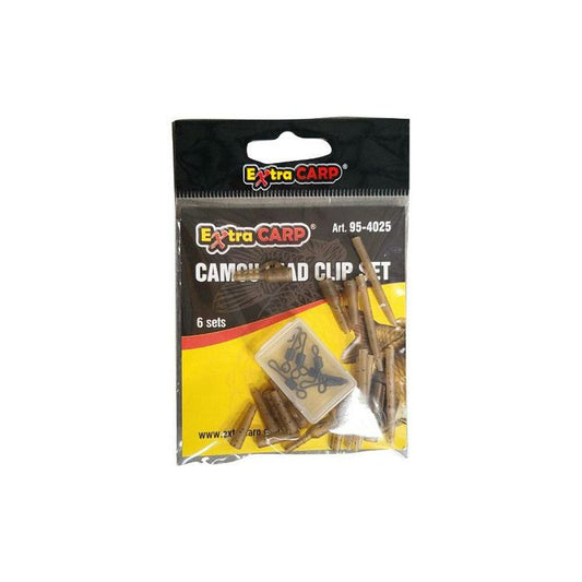 CAMOU LEAD CLIP SET EXTRA CARP