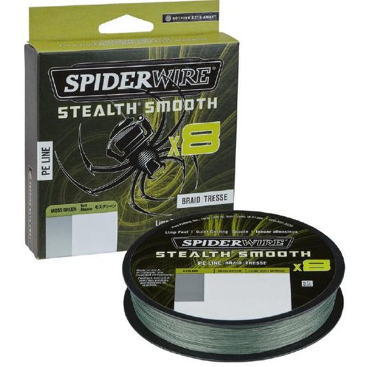 Ribiška vrvica Spiderwire Stealth Smooth x8 Moss Green 0,13mm - 0,33mm