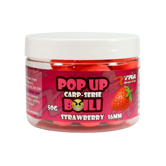 BOILI XTRA POP UP 16MM JAGODA 50G