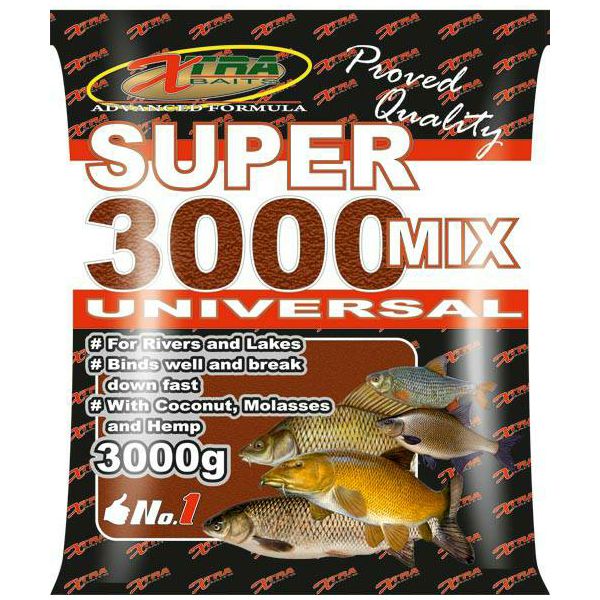 RIBIŠKA HRANA XTRA SUPER 3000 MIX 3KG UNIVERZAL